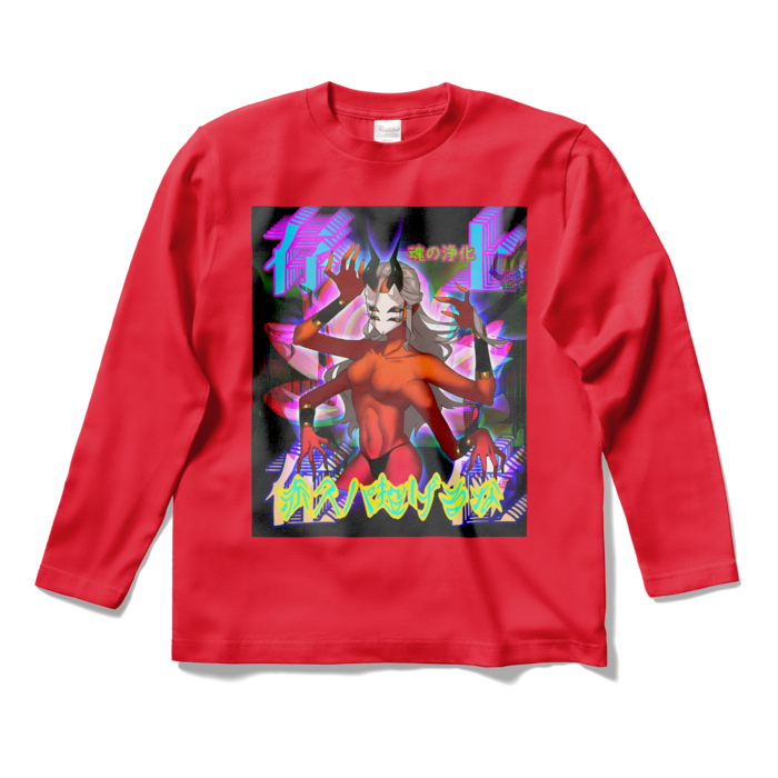 ロングスリーブTシャツ - S - レッド