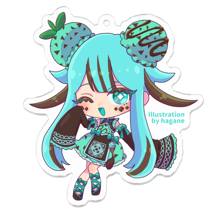 アクリルキーホルダー - 70 x 70 (mm)