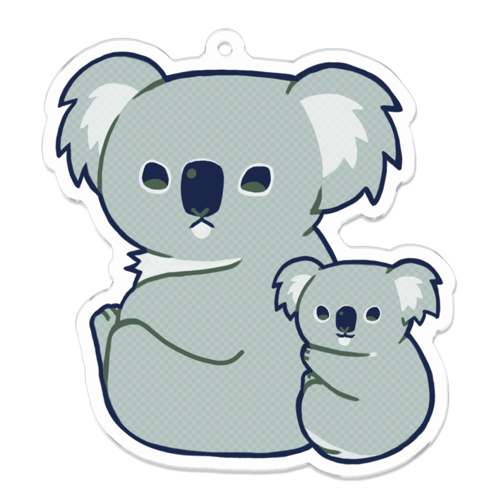 アクリルキーホルダー - 70 x 70 (mm)