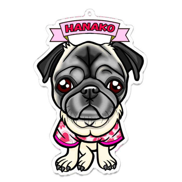 アクリルキーホルダー - 100 x 100 (mm)