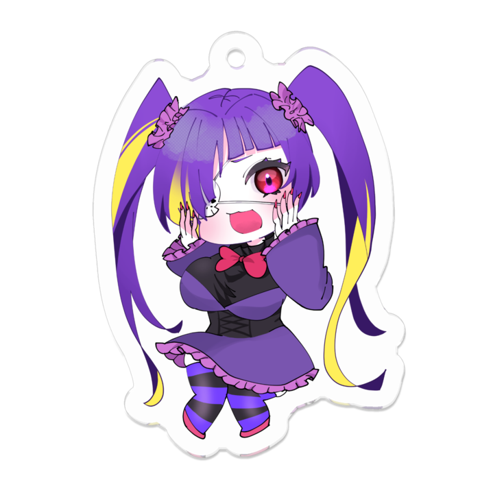 アクリルキーホルダー - 50 x 50 (mm)