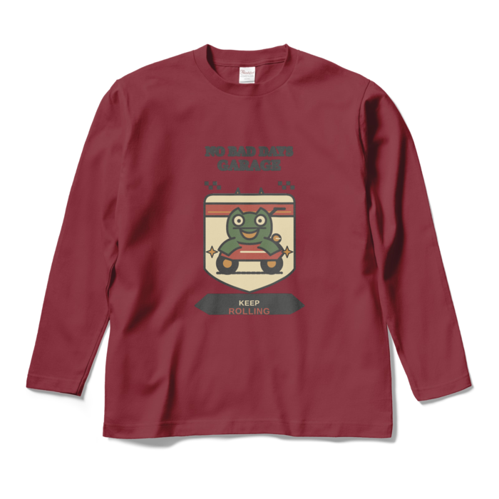 ロングスリーブTシャツ - M - バーガンディ