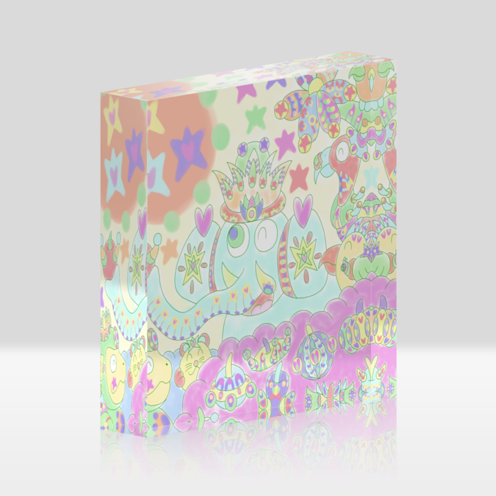 アクリルブロック - 100x100mm