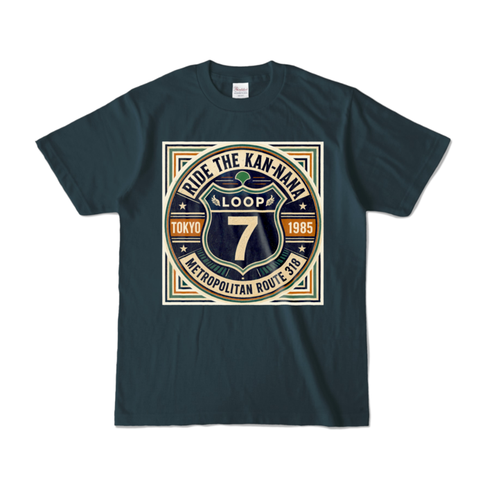 カラーTシャツ - S - デニム (濃色)