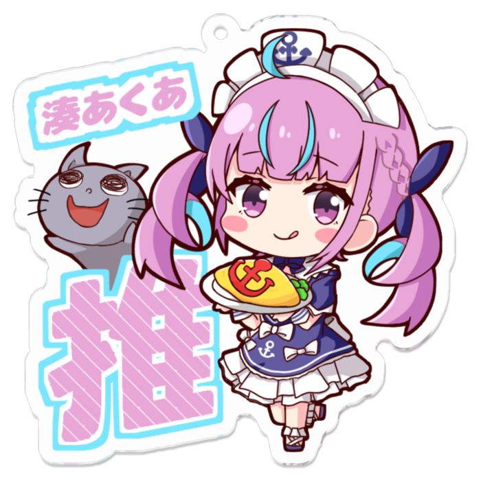 アクリルキーホルダー - 70 x 70 (mm)