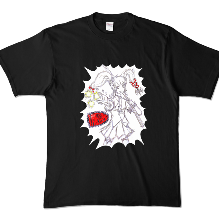 カラーTシャツ - XL - ブラック (濃色)