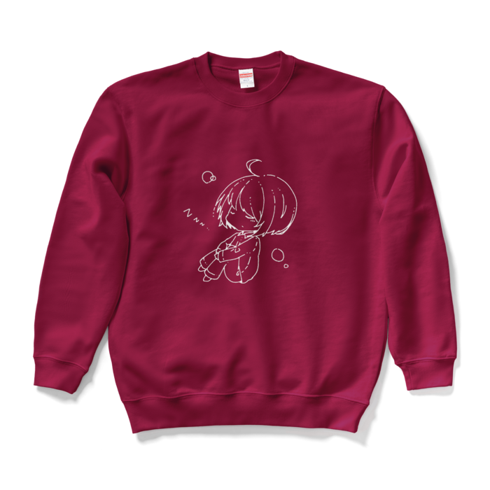 スウェット - L - バーガンディ