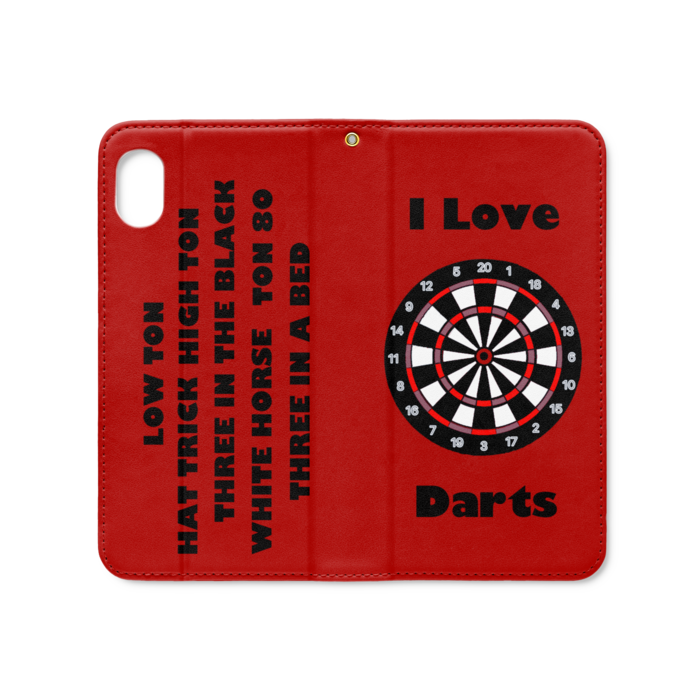 手帳型iPhoneケース（ベルトなし） - iPhone XR - ストラップ穴 あり