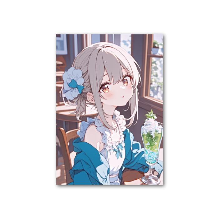 フォト風カード - 縦 - 片面