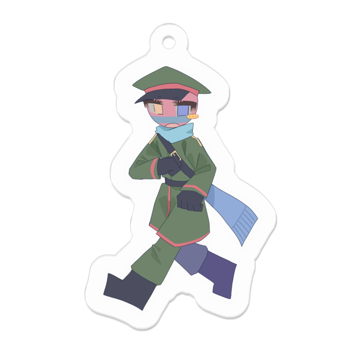 アクリルキーホルダー - 50 x 50 (mm)