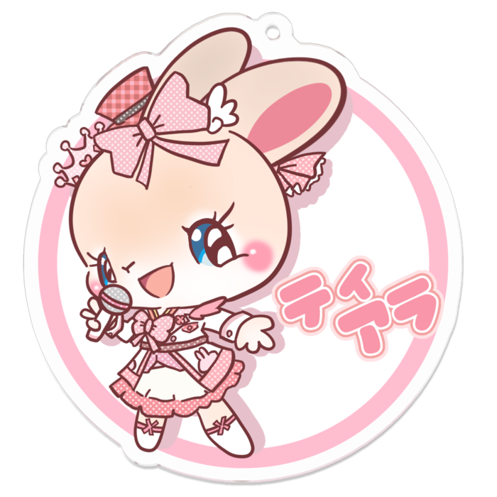 アクリルキーホルダー - 70 x 70 (mm)