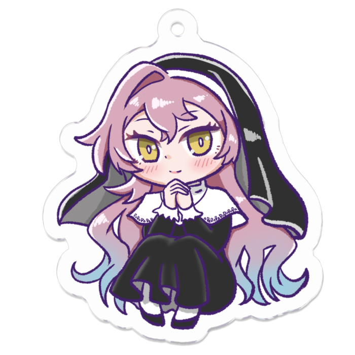 アクリルキーホルダー - 50 x 50 (mm)