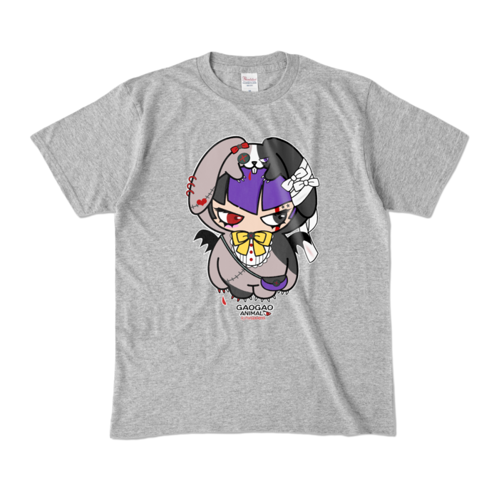 カラーTシャツ - M - 杢グレー (濃色)