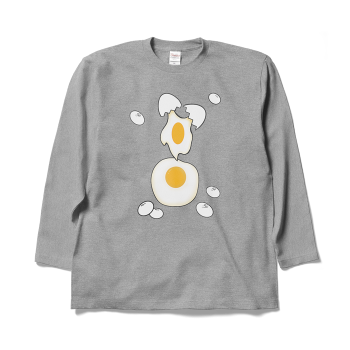 ロングスリーブTシャツ - XL - 杢グレー