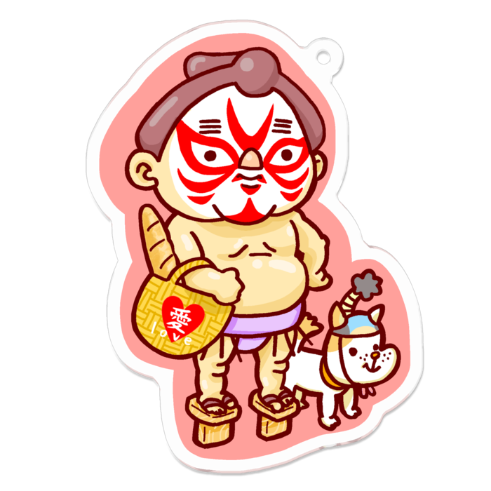 アクリルキーホルダー - 70 x 70 (mm)