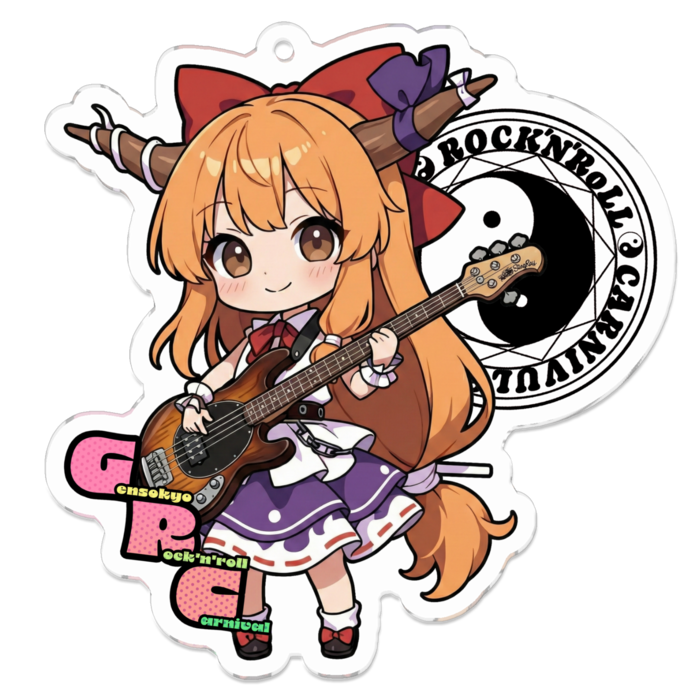 アクリルキーホルダー - 70 x 70 (mm)