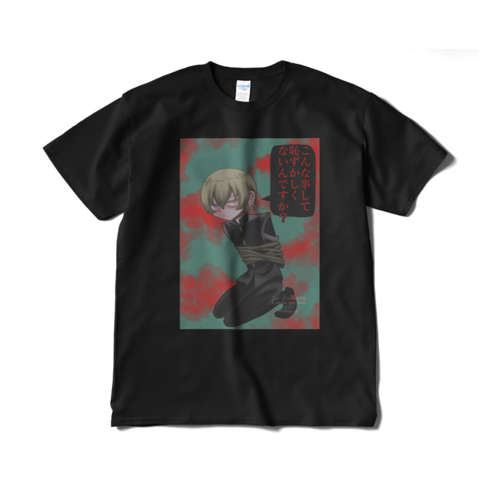 Tシャツ(ミハイル/黒)- XL - ブラック