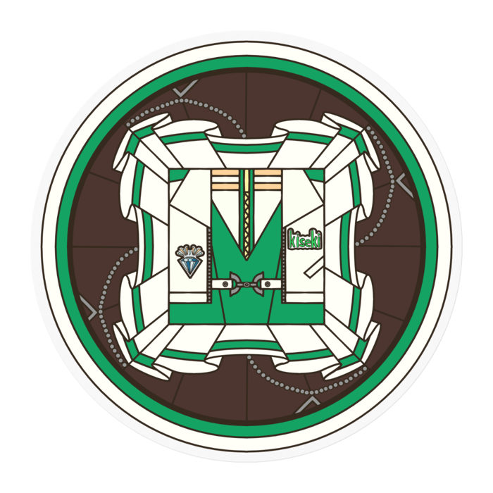 ステッカー - 100 x 100 (mm)