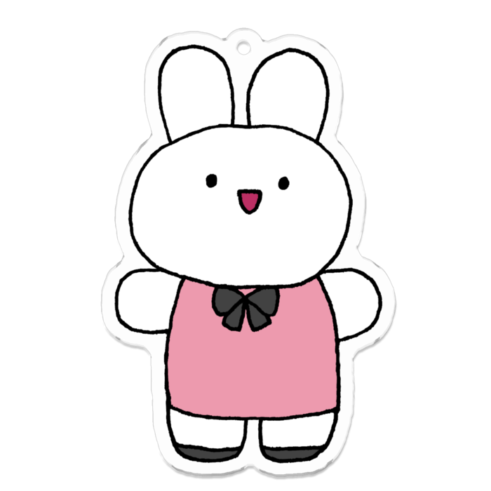 うそちゃんアクリルキーホルダー - 70 x 70 (mm)