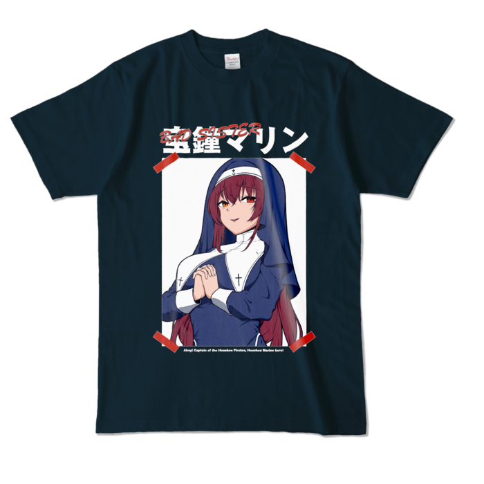 カラーTシャツ - L - ネイビー (濃色)