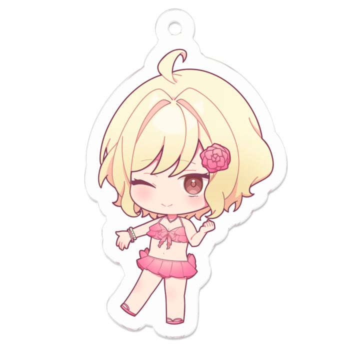 アクリルキーホルダー - 50 x 50 (mm)