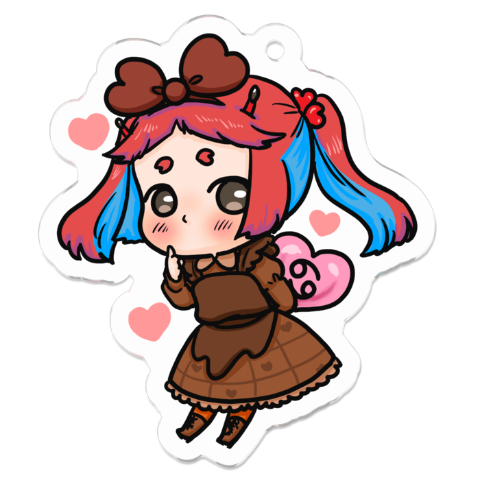 アクリルキーホルダー - 50 x 50 (mm)