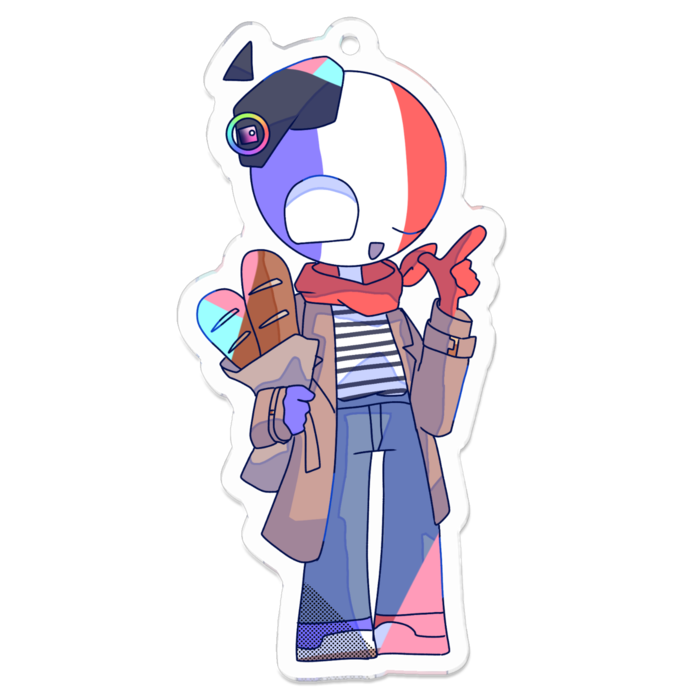 アクリルキーホルダー - 70 x 70 (mm)