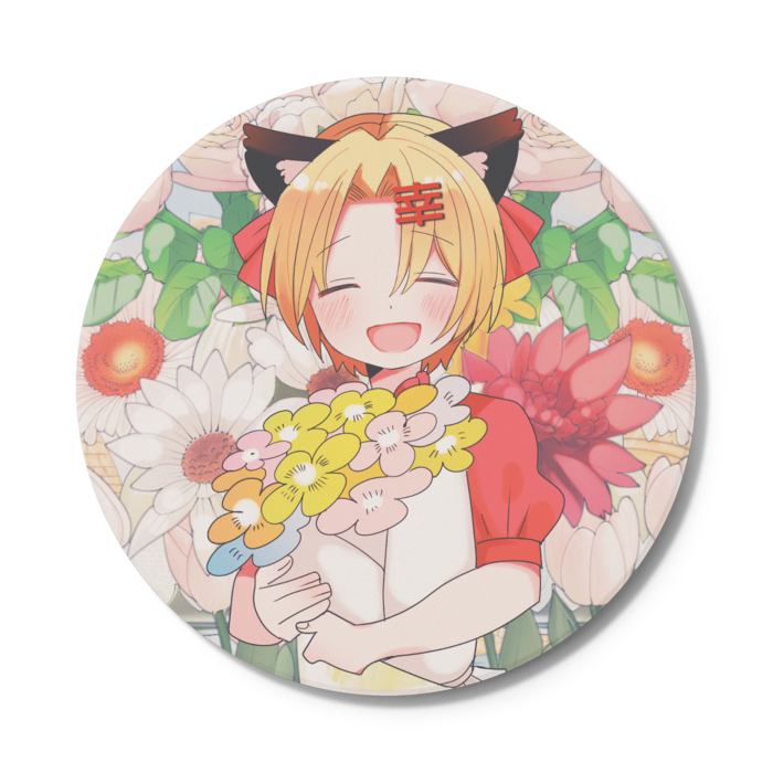 コースター - お花イラストバージョン
