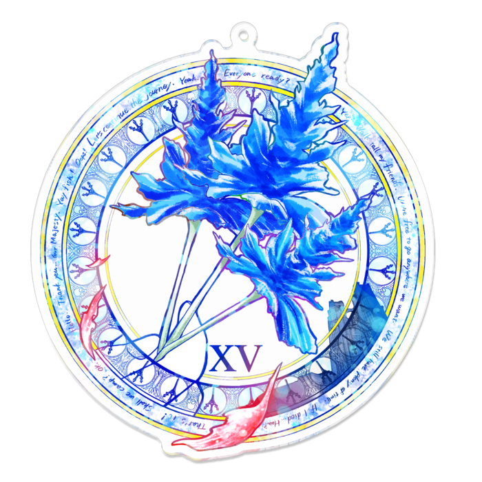 アクリルキーホルダー - 100 x 100 (mm)