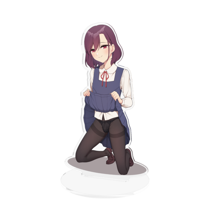 性欲処理委員長アクリルフィギュア - 160x160mm