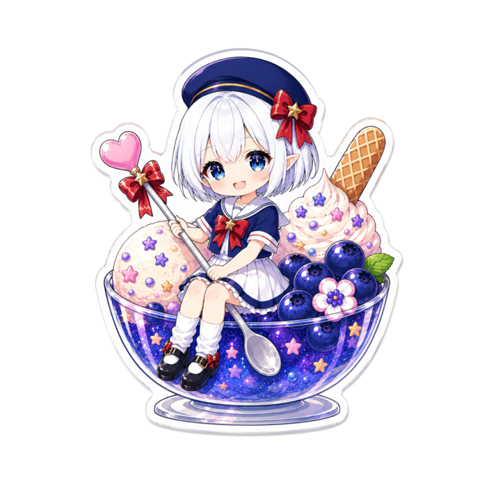 アクリルバッジ - 100 x 100 (mm)