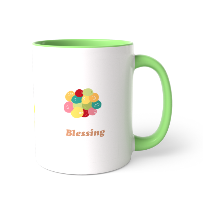 ツートンカラーマグカップ - 直径 8.2cm / 高さ 9.5cm