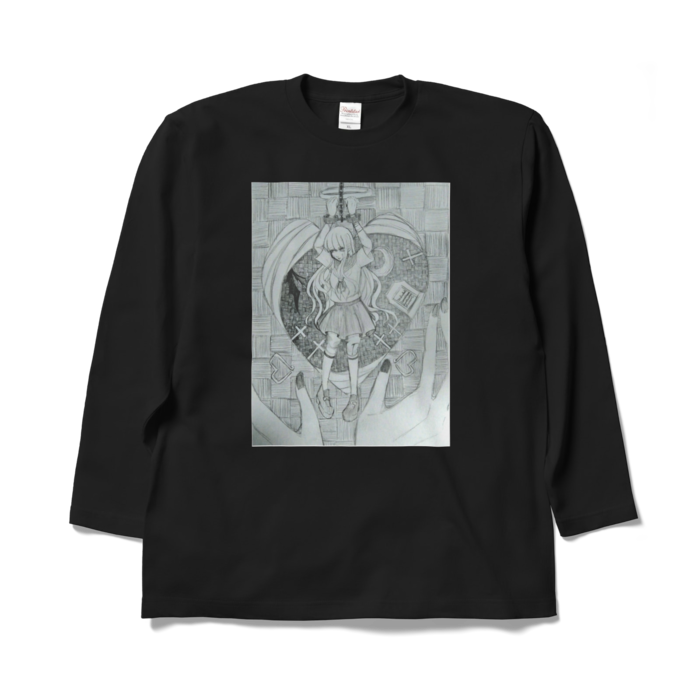 ロングスリーブTシャツ - XL - ブラック