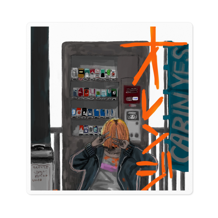 ステッカー - 100 x 100 (mm)