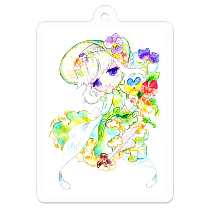 アクリルキーホルダー - 50 x 50 (mm)