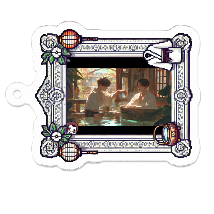 アクリルキーホルダー - 50 x 50 (mm)