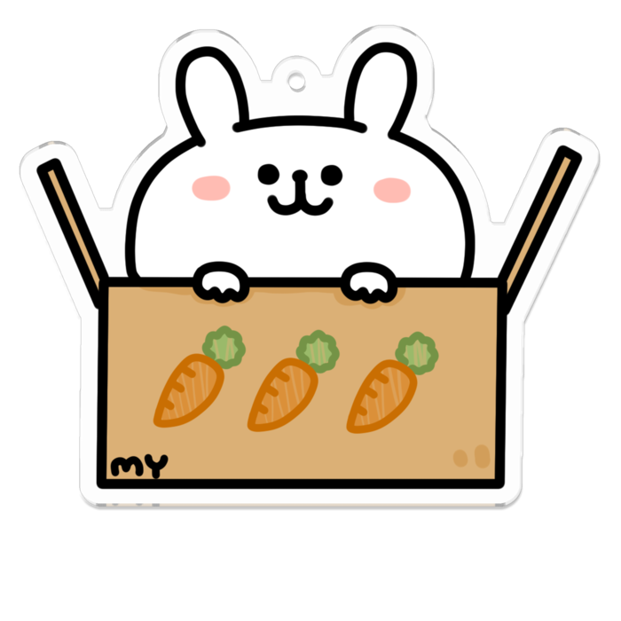 アクリルキーホルダー - 70 x 70 (mm)