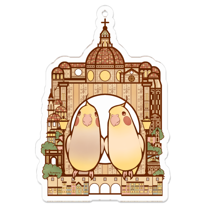 アクリルキーホルダー - 70 x 70 (mm)