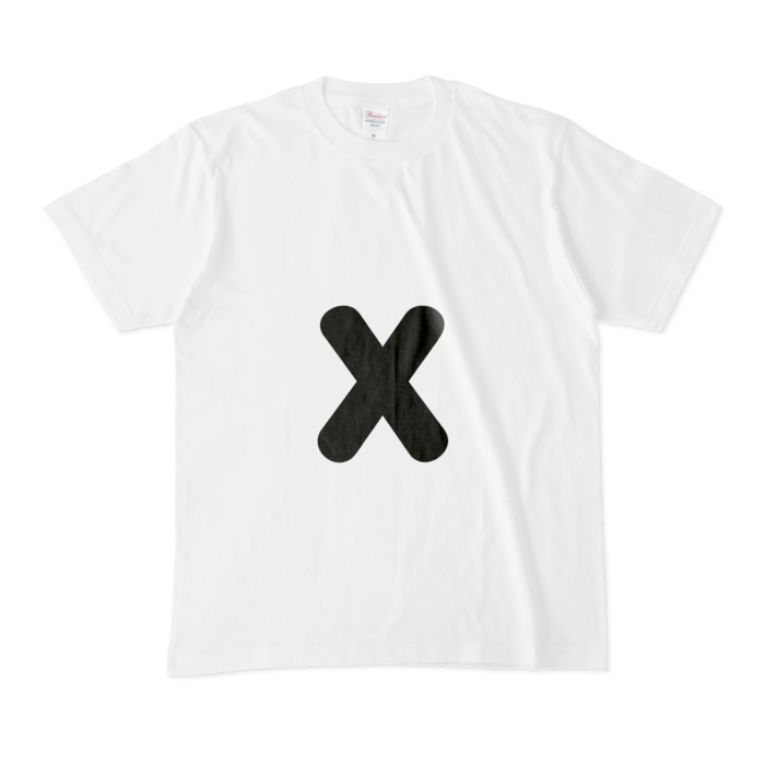 「x」（小文字）Tシャツ - M - 白