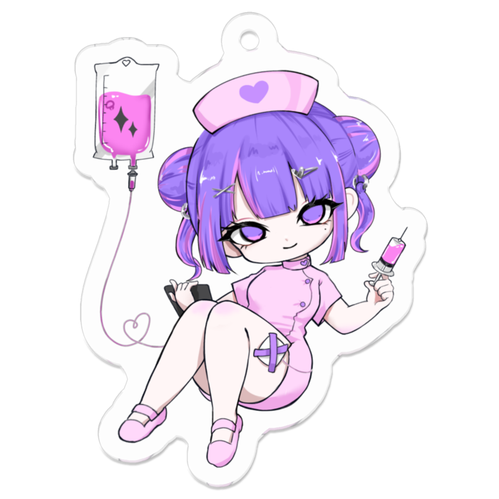 アクリルキーホルダー - 50 x 50 (mm)