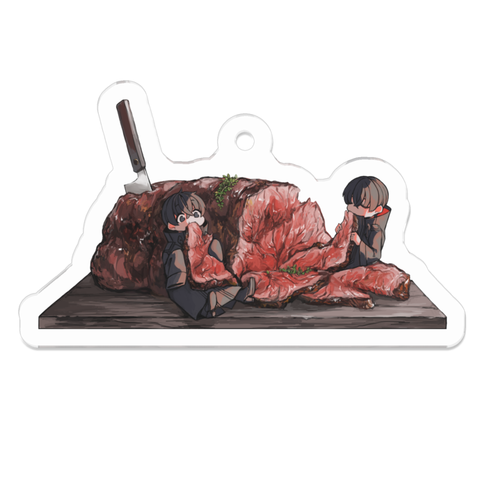 アクリルキーホルダー - 50 x 50 (mm)