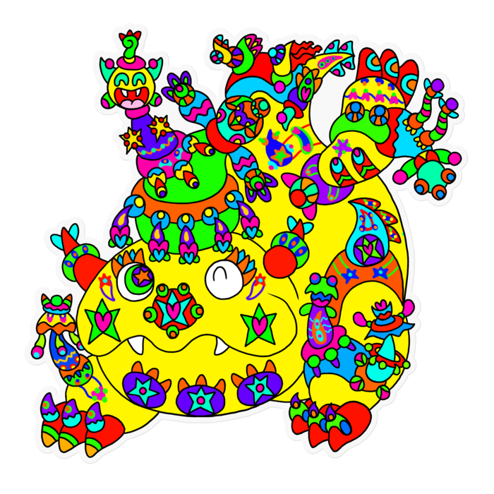 ステッカー - 160 x 160 (mm)(1)