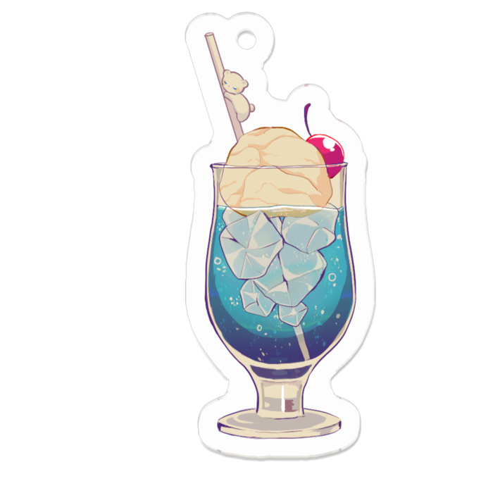 アクリルキーホルダー - 50 x 50 (mm)