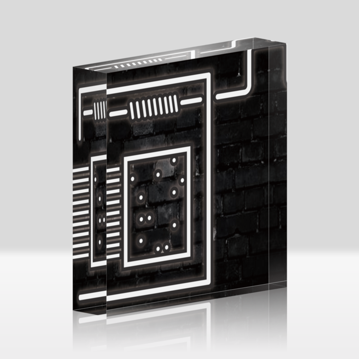 アクリルブロック - 100x100mm