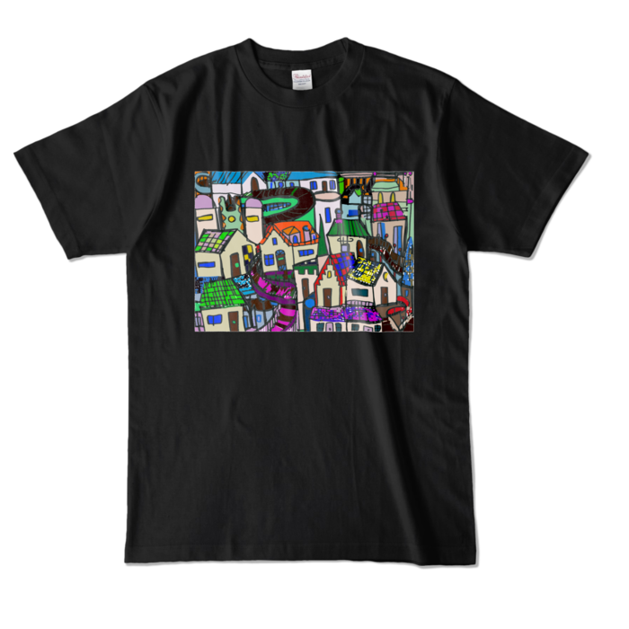 カラーTシャツ - L - ブラック (濃色)