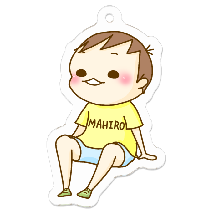 アクリルキーホルダー - 50 x 50 (mm)