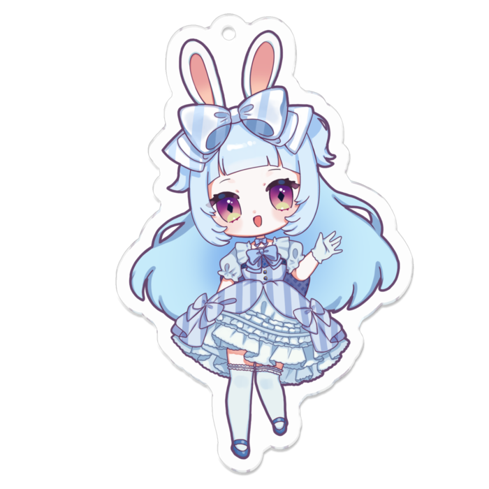 【通常】アクリルキーホルダー - 70 x 70 (mm)