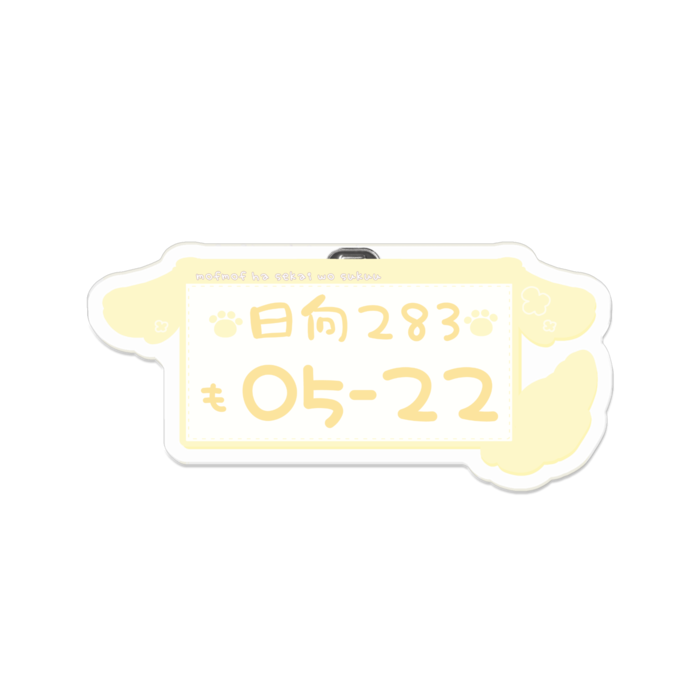 アクリルバッジ - 70 x 70 (mm)