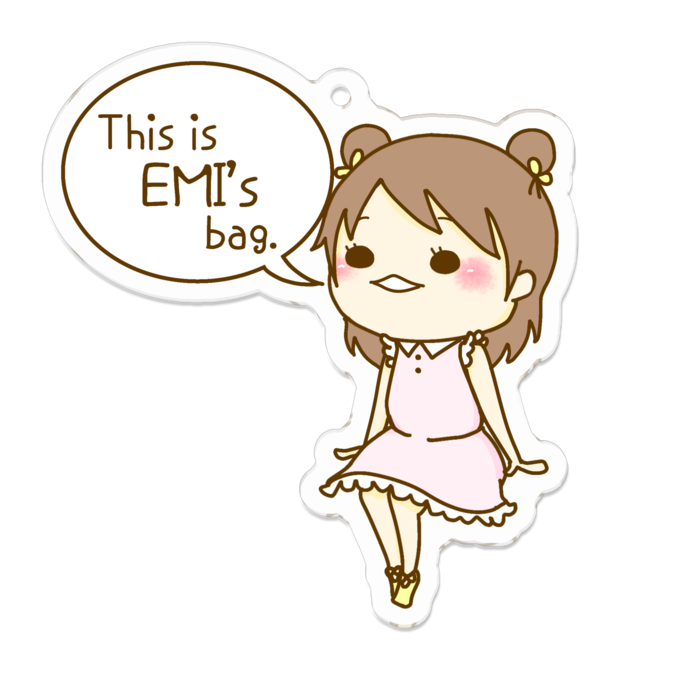 アクリルキーホルダー - 70 x 70 (mm)