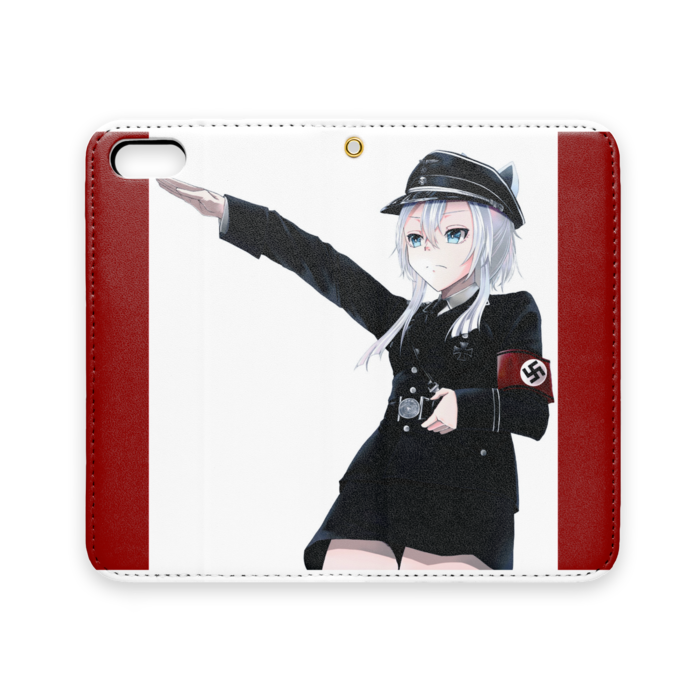 手帳型iPhoneケース（ベルトなし） - iPhone 5 / 5s / SE - ストラップ穴 あり